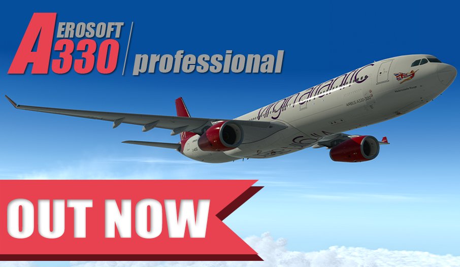 AerosoftGmbH's tweet image. Happy Release Day! ✈️
It's finally here - the #A330 professional for #Prepar3D. In this exact moment, you could already be flying through the sky with the airbus! What are you waiting for? 
Get 10% off if you order within the first 24h after its release!

aerosoft.com/en/flight-simu…