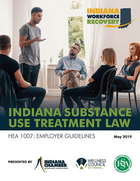 IndianaChamber's tweet photo. More employers are recognizing the important role they can play in assisting workers who are battling drug dependency & misuse. That’s the message from @WellnessIndiana & #IndianaWorkforceRecovery, which also announces new grant from @RALIIndiana. Release https://t.co/jEK6fnBFE7 https://t.co/KFrsRSQCHt