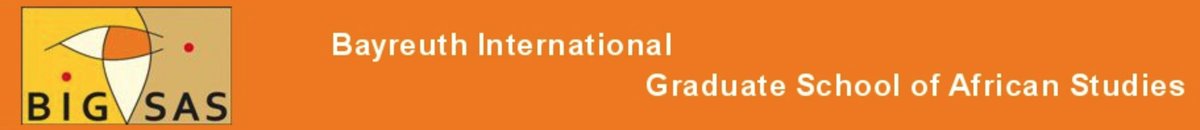 The Bayreuth International Graduate School of African Studies (BIGSAS) is awarding two scholarships within the Graduate School Scholarship Programme (GSSP) provided by the German Academic Exchange Service (DAAD) in 2020.

 codesria.org/spip.php?artic…