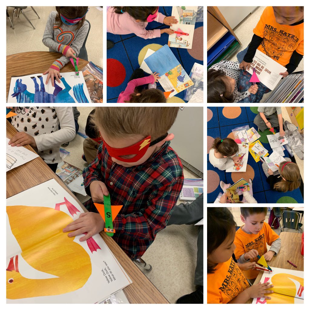 Our Super Readers are practicing using their pointer power! <a href="/SeldensLanding/">seldens.landing.es</a> #SELK20 #SEL20