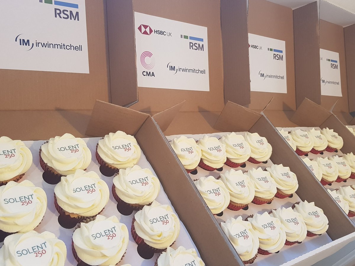 Delighted to be asked to bake &amp; hand deliver Gift boxes of branded cupcakes direct to 60 business across the south to announce they had been shortlisted for the #solent250 business awards this year 
Thank you for choosing Wow Cupcakes!
#wowcupcakes #hampshirefare #brandedcupcake