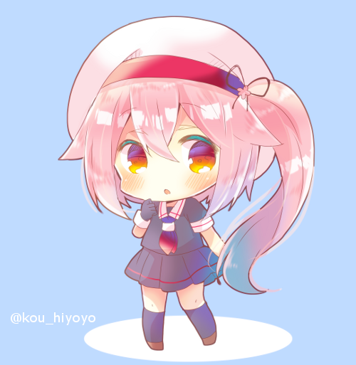 春雨(艦これ) 「春雨です! #艦これ版深夜の真剣お絵描き60分一本勝負
#艦これ版真剣お絵描き6」|ヒヨヨ@skeb募集中のイラスト