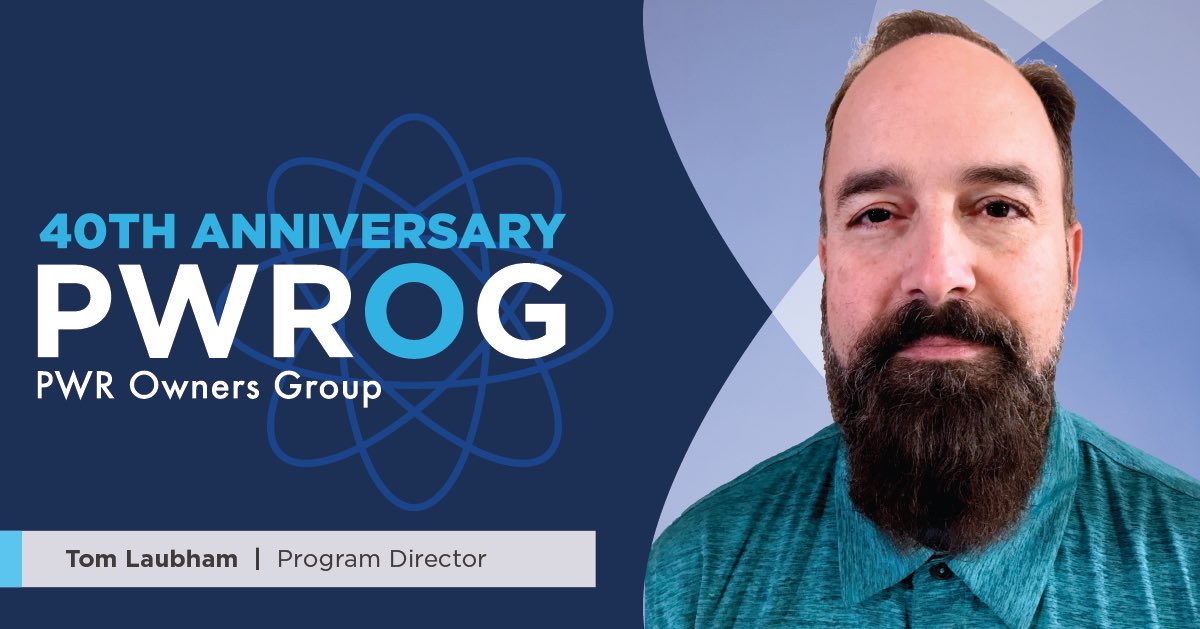 WECNuclear's tweet photo. “With a yearly project implementation rate greater than 85%, the PWROG develops invaluable products and services for its member utilities that help them overcome economic challenges.” #PWROG40 https://t.co/wQLjlDeUt8