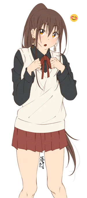 なんでもない子JK～ポニ子～
久々影なしになっている
明日の絵とびんんみょ~~~に繋がっているので是非お楽しみに～! 