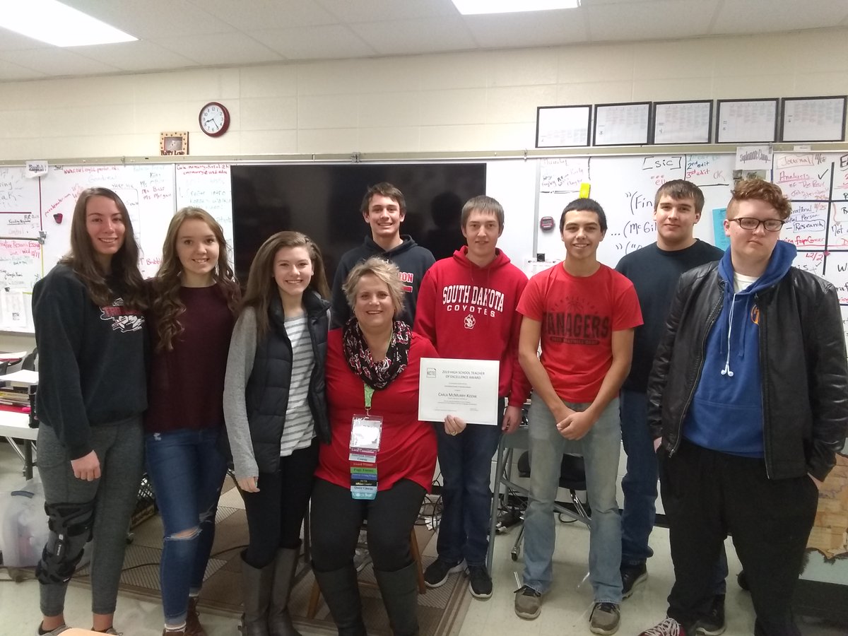 We are proud to announce VHS English Teacher Carla McMurry-Kozak has been recognized as a 2019 Teacher of Excellence by the National Council of Teachers of English! #TanagerExcellence!