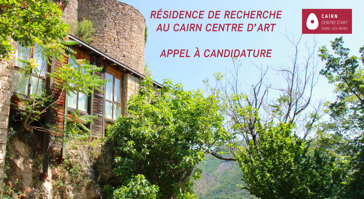 Le <a href="/CAIRNCentredart/">Cairn</a> lance un appel à candidature pour une résidence de recherche de 6 semaines entre avril et décembre 2020.

Délais de candidature: 27 JANVIER 2020 !!!

+ d'infos sur notre site internet : cairncentredart.org/fr/residence/