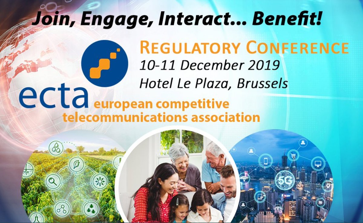 GeeksWF's tweet photo. Don't miss John Morris, GWF Co-Founder & Director tomorrow at Day 1 of @twECTA Regulatory Conference #ectaConf19 as he chairs Seassion 4a at 17:00 discussing "Technology and Policy Considerations for the Rural Narrow-to-Broadband-to-VHC Transition"! https://t.co/PG55GQWp1g https://t.co/y0wWd1h0vz