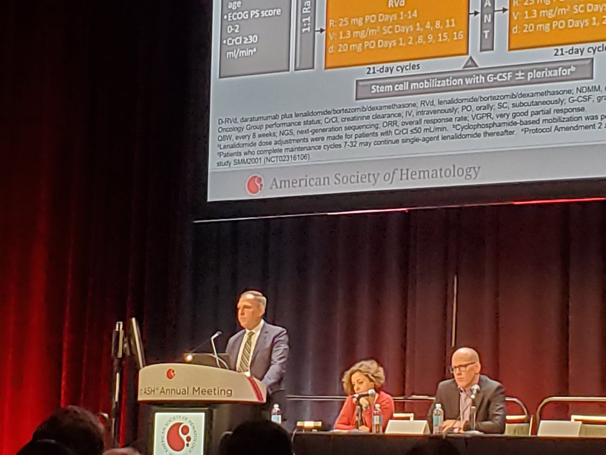 BarryAdamP's tweet photo. @PlasmaCellPete dropping knowledge. #ASH2019 https://t.co/wWXfG1rTD0