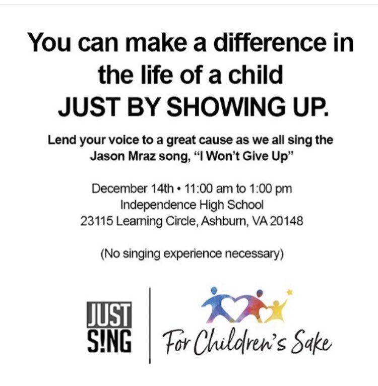 JustsingOrg tweet picture