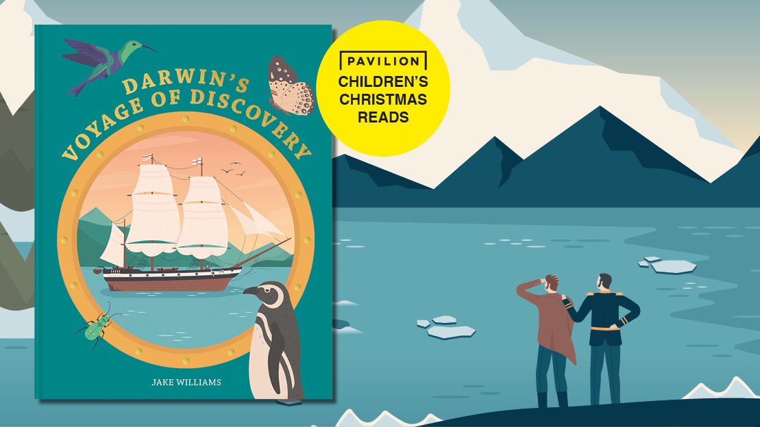This #Christmas, step on-board #TheBeagle and follow the remarkable journey that #Darwin made almost 200 years ago – <a href="/jkwillustration/">Jake Williams</a>'s gorgeous artwork and informative text will guide you all the way from England to Cape Verde and back bit.ly/36mLdWz