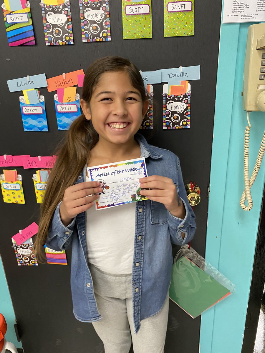 Last Thursday’s Artists of the Week! #voorheesart