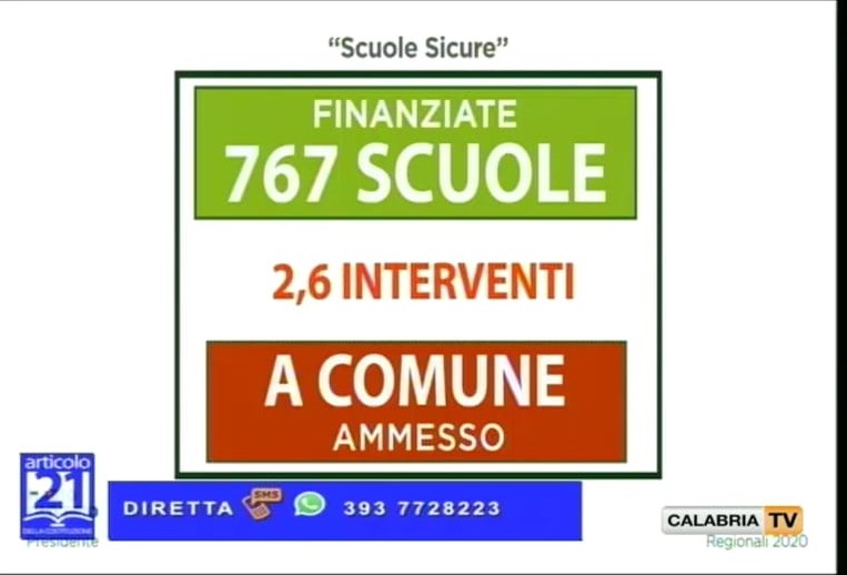 #ScuoleSicure: abbiamo messo in campo un programma importante. Finanziate 767 scuole in un progetto di adeguamento sismico con un investimento pari a 715 milioni di euro.