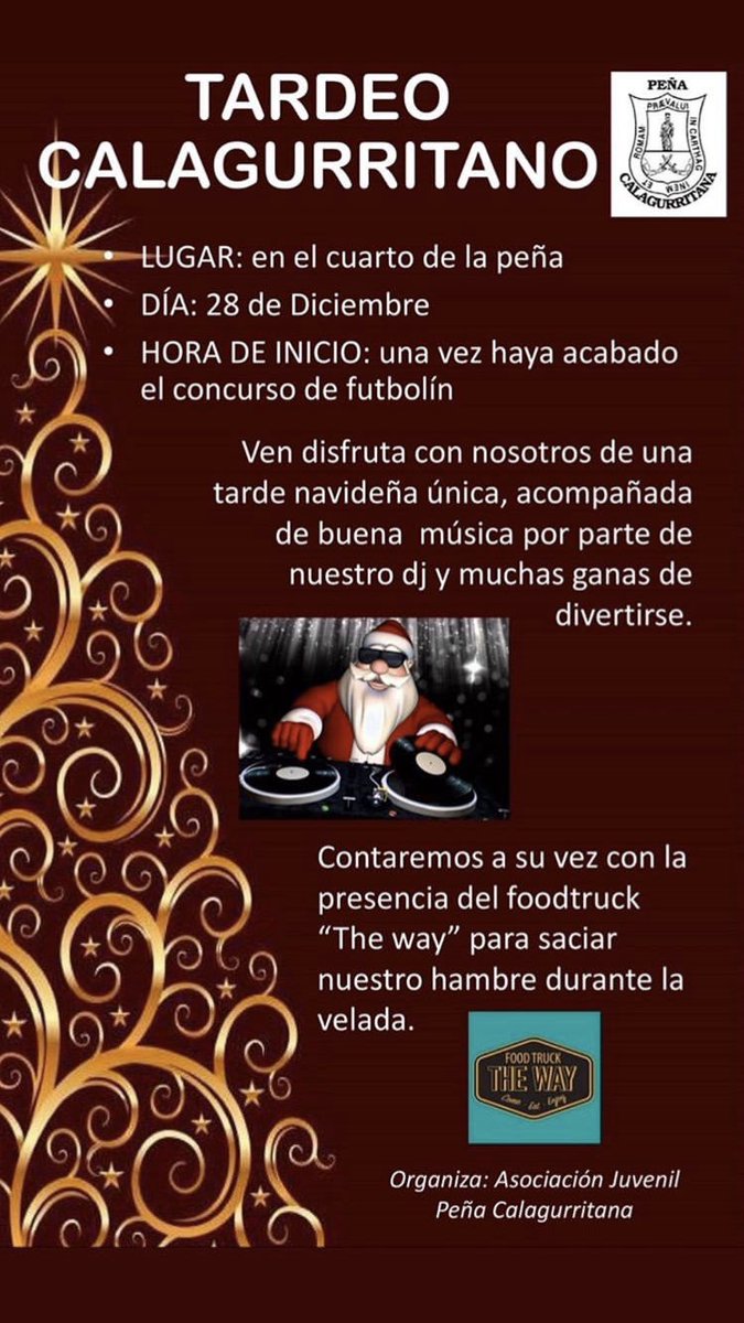 ¡¡PLANAZO PARA EL DÍA 28 DE DICIEMBRE CON LA PEÑA!!