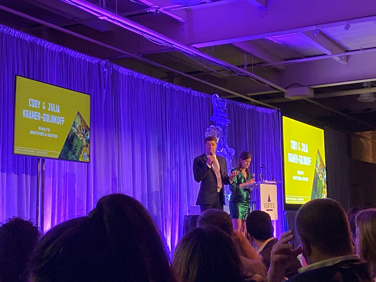 CorbusPharma's tweet photo. We had a wonderful time raising awareness and funds for #cysticfibrosis this weekend at @EmilysEntourage's event. We share a commitment to accelerating research for every person with #CF. #EEinBloom #NotYourAverageGala #BeatCF #CureCF #HopeLiesAhead https://t.co/6Y2o7qq5S2