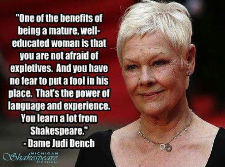Happy birthday Dame Judi Dench, born December 9, 1934. 