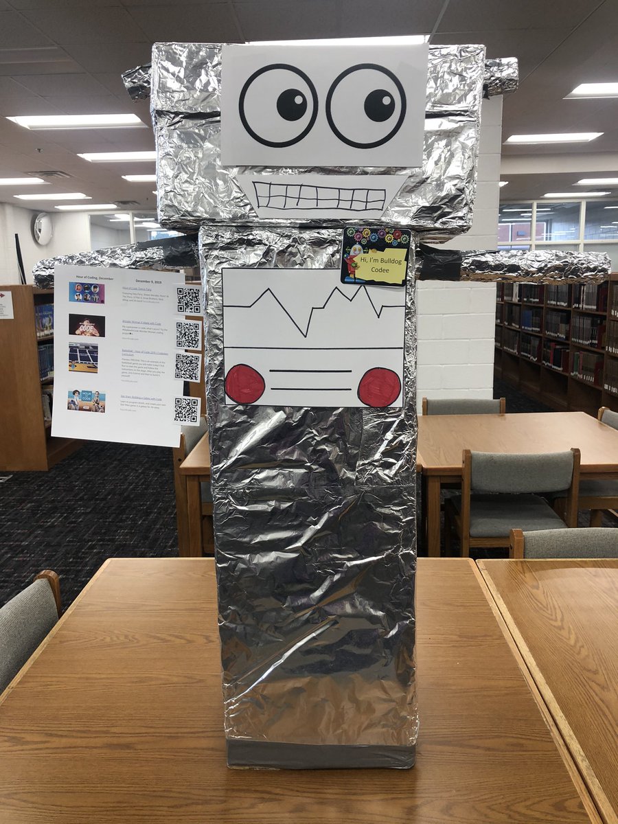 DocJSMartin's tweet photo. Ss were able to do coding activities in the media center to celebrate learning! What a cool way to learn with Bulldog Codee. #CelebrateLearningInHCS #AskMeAbout11 #ExceptExceptionalHCS @DHSPrincipalB @DHS_HCS https://t.co/D08Do5mBVS