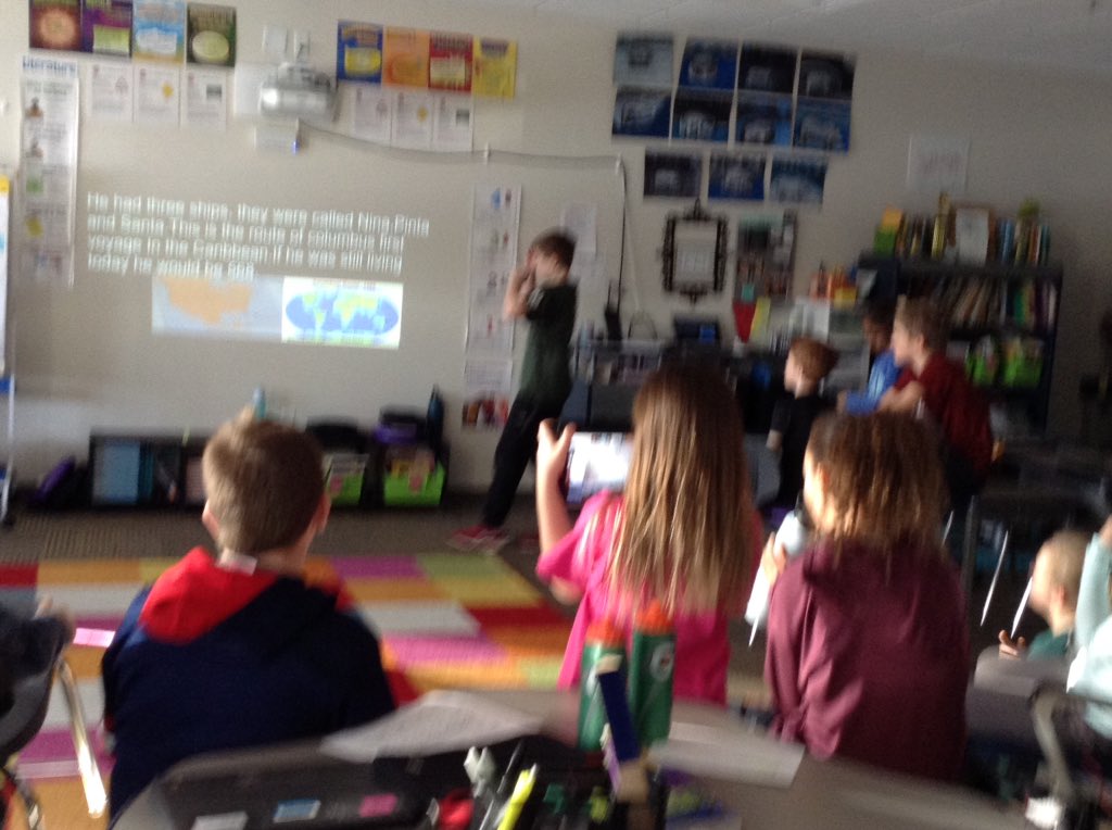 MrsThierysClass's tweet photo. We are good listeners this presentation Kyler and Talan made they did an amazing job! -Mikayla R. Mrs. Thiery's classroom https://t.co/ygfc8RgqmO