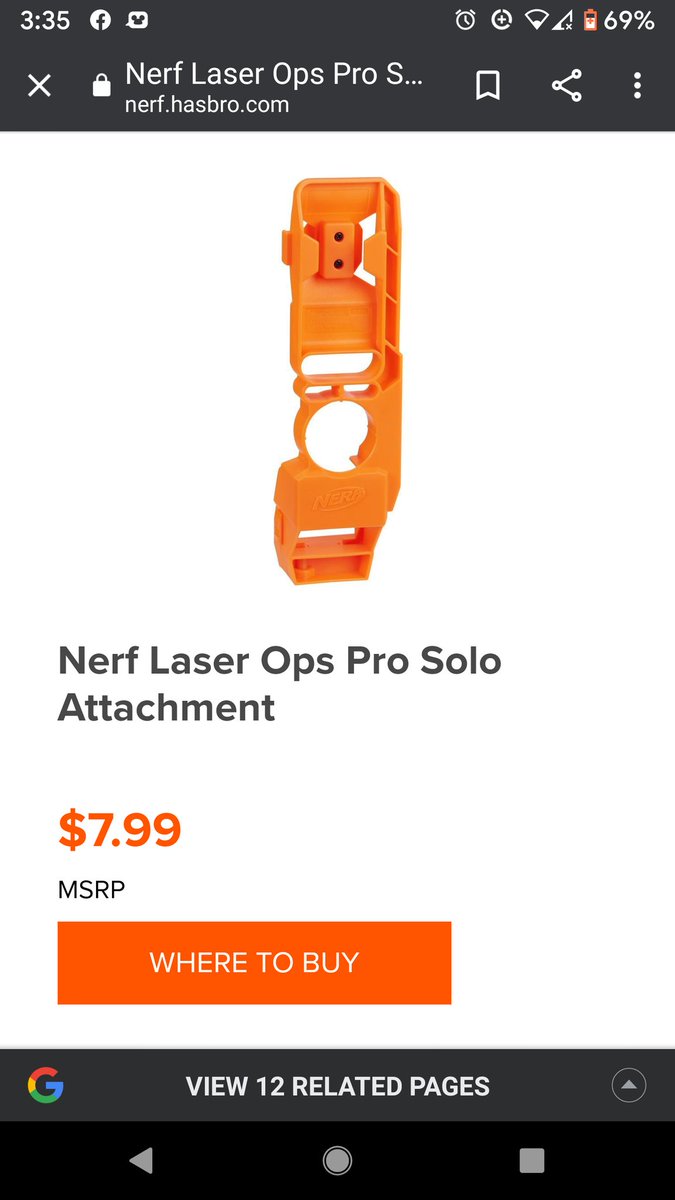 nerf laser ops solo