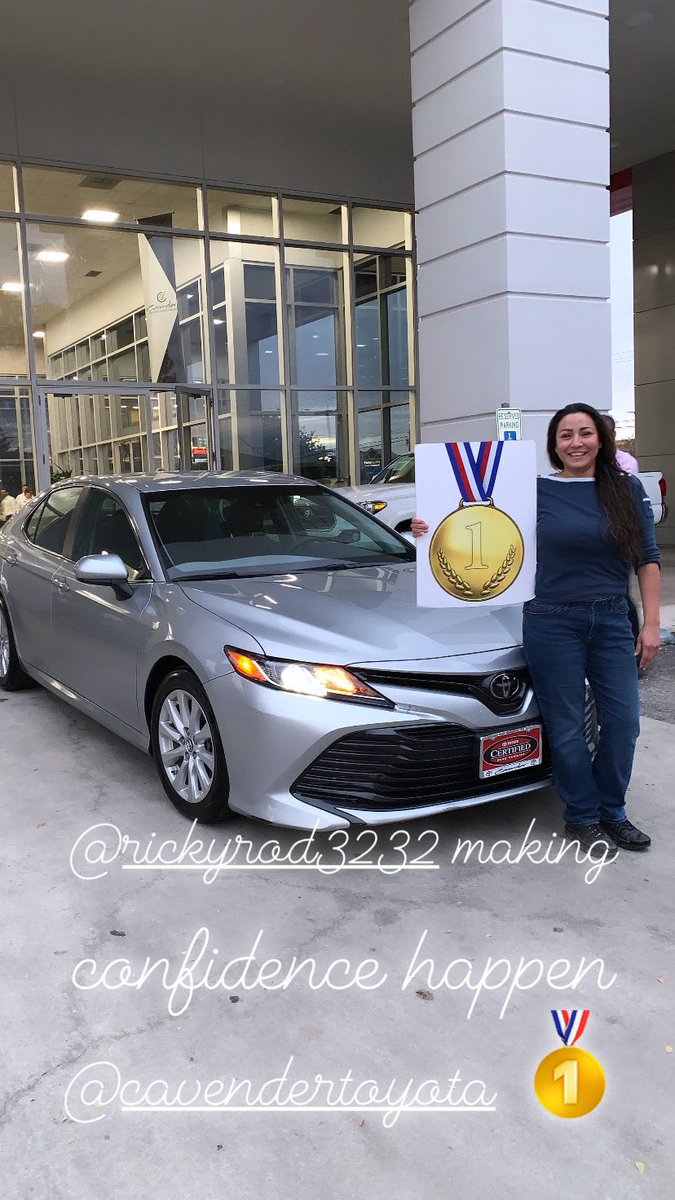 LorensyFam's tweet photo. More happy customers 😀😃😄😁 #cavendertoyota 🥇#makeconfidencehappen 🙌🏽 #toyota #letsgoplaces #tcuv #teamlorensy @Toyota @Rickyrod32 https://t.co/hfmBPF78UD