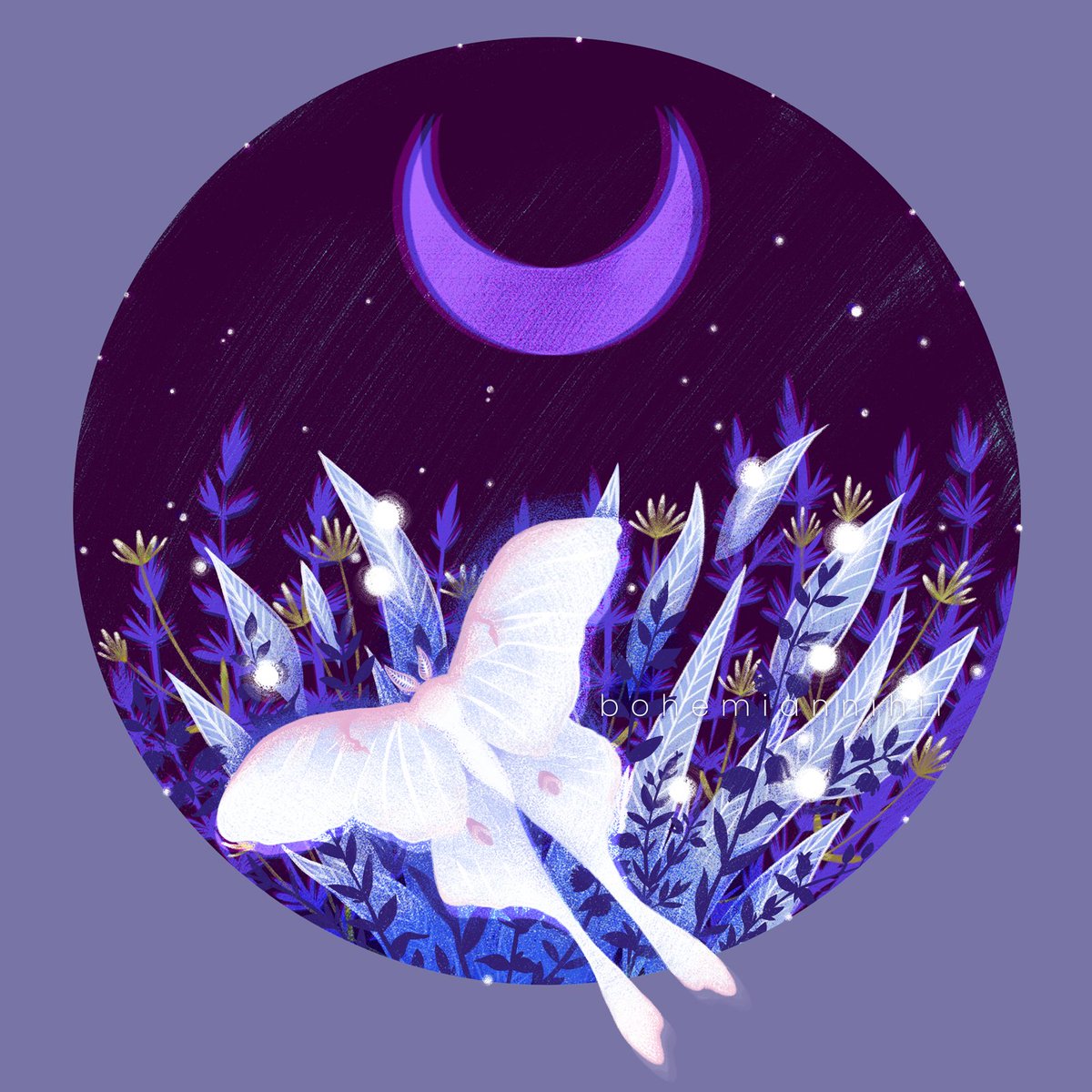 bohemiannihil's tweet photo. Actias luna 🦋🌸🌙
#bohemiannihil #bohemiannihil_art #illustration https://t.co/qiEuxkvBMe