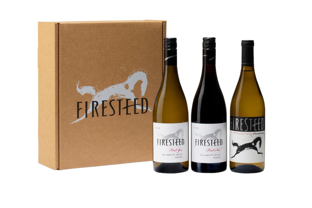 It's the easiest gifting decision you'll make this season! Treat the Oregon wine lover in your life to our sampler pack of Firesteed favorites: Chardonnay, Pinot Noir and Pinot Gris.

Order this week to guarantee delivery in your area before December 25: firesteed.com/wine-sampler-p…