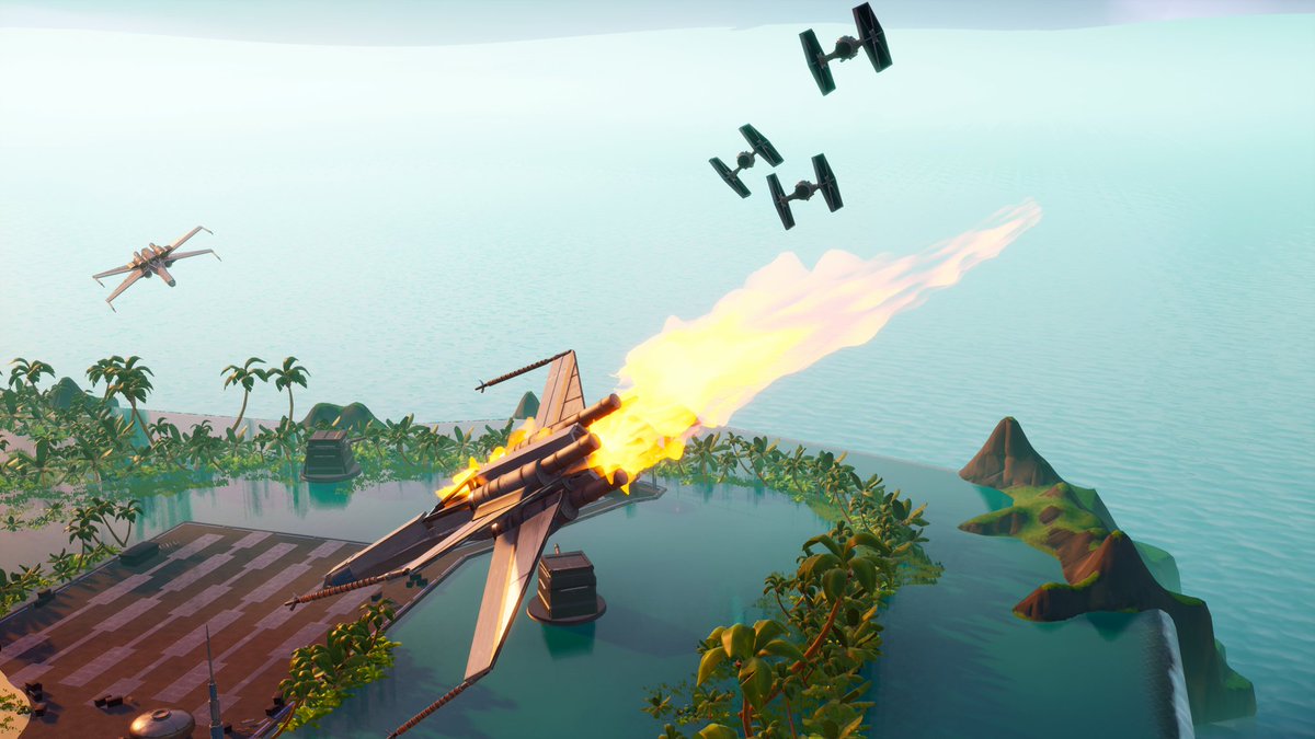 ToolFNC's tweet photo. This doesn't looks like Fortnite anymore! The first playable version will drop this week!

@FNCreate
@FortniteGame
@FortniteDE
@Flak
#fortnite #fortnitecreative #fortnitexstarwars #fortnitede #fortnitecodes #starwars #starwarsfanart #StarWarsJediFallenOrder 
#starwarsfortnite https://t.co/UKBp8f4KrR