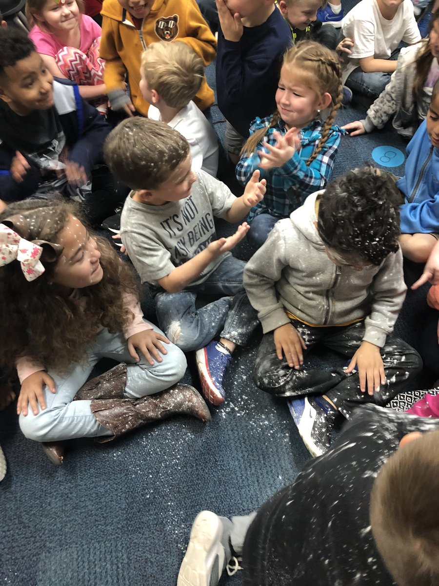 When you sit upfront for the science demonstration! #lightenergy #kinderscience