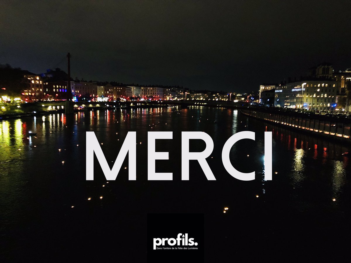 ProfilsMedia's tweet image. Et voilà, profils c’est terminé! On espère que vous avez pris autant de plaisir que nous tout au long de cette Fête des Lumières. Et surtout, un grand merci à tous de nous avoir suivis ! 💡
#fdl #2k19 #lyon