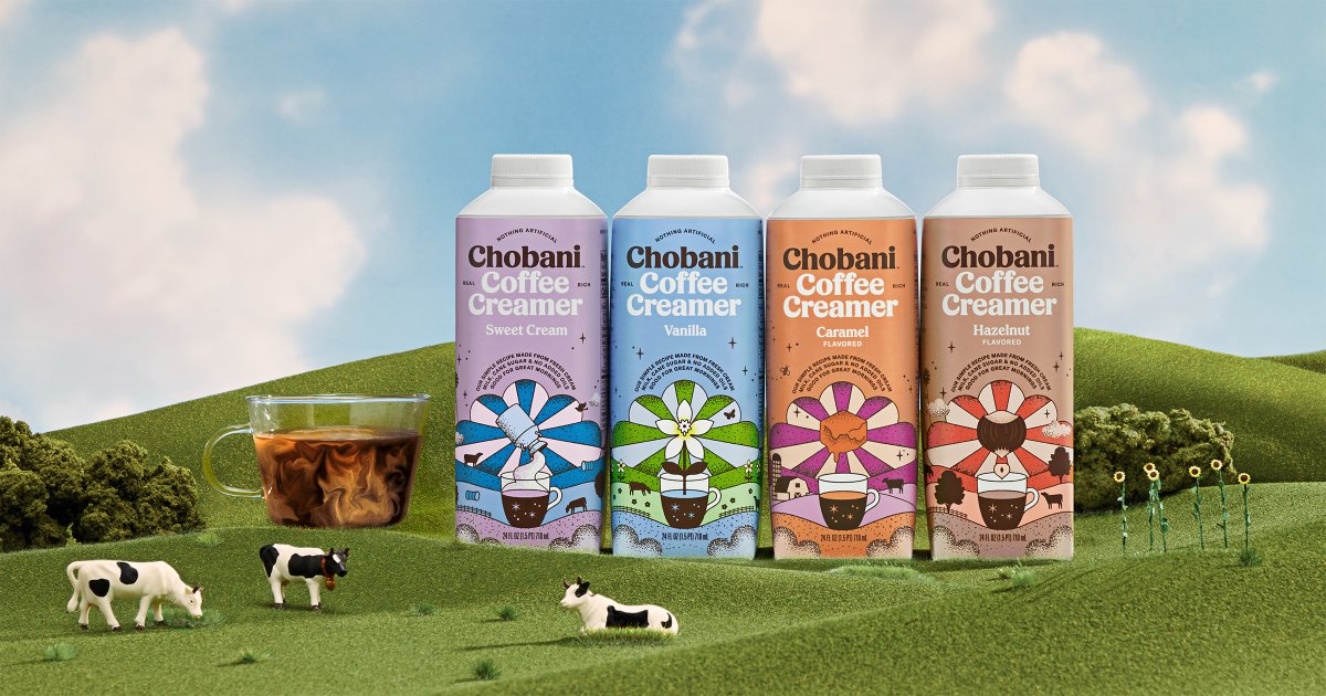 Chobani On Twitter Introducing Chobani Coffee Creamer Made With Real Cream From Our Yogurt Making Process And Five Or Fewer Simple Ingredients In Four Delicious Flavors Your Coffee Will Love Https T Co Vlli3c17r0 Https T Co Ctflqxpjc3