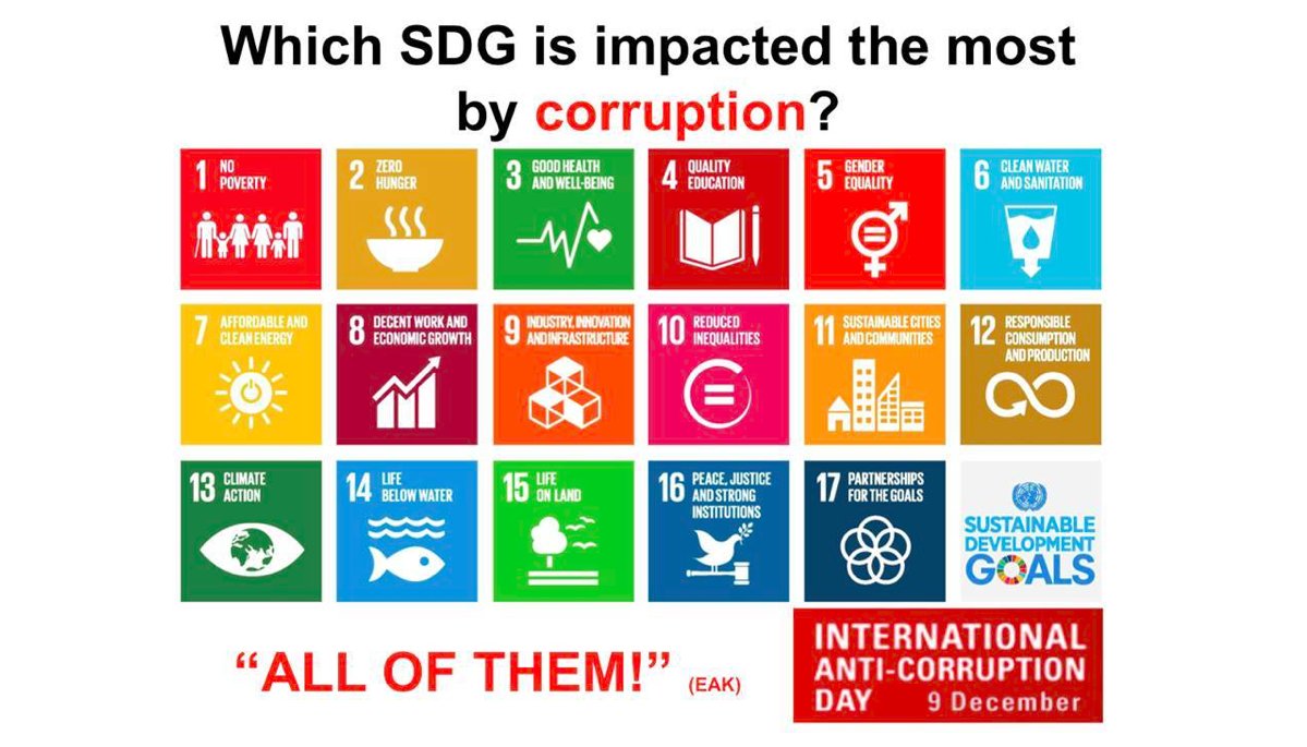 #IACD2019 > "There's corruption in many parts of the world" said UNSG 
<a href="/antonioguterres/">António Guterres</a>. Let's fight against it in any corner of this world. 
<a href="/UN/">United Nations</a> <a href="/unfoundation/">United Nations Foundation</a> <a href="/SDG2030/">SDG2030</a> <a href="/SDGaction/">UN SDG Action Campaign</a> <a href="/ConnectSDGs/">The Sustainable Development Goals #SDG🫶</a> <a href="/SDGs_MOFA_JAPAN/">外務省✕SDGs</a> <a href="/UNDPGAIN/">UNDP Anti-Corruption</a> <a href="/SarayaWorldwide/">SARAYA</a>