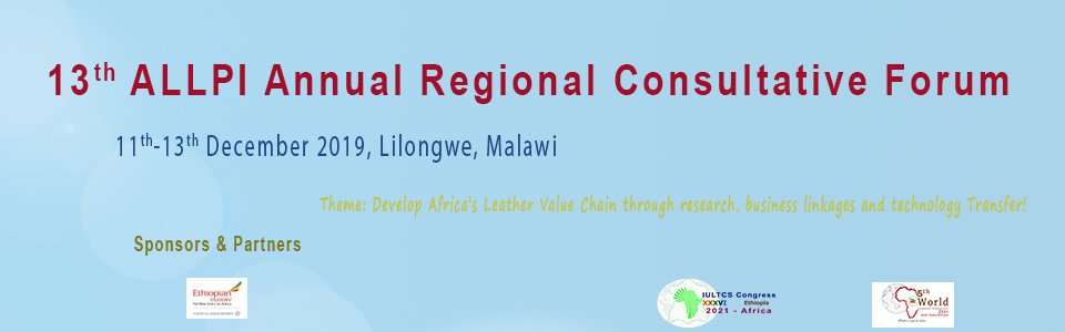 ALLPI to Host its Annual Stakeholders Consultative Forum on 11-13 December, 2019 in Lilongwe, Malawi