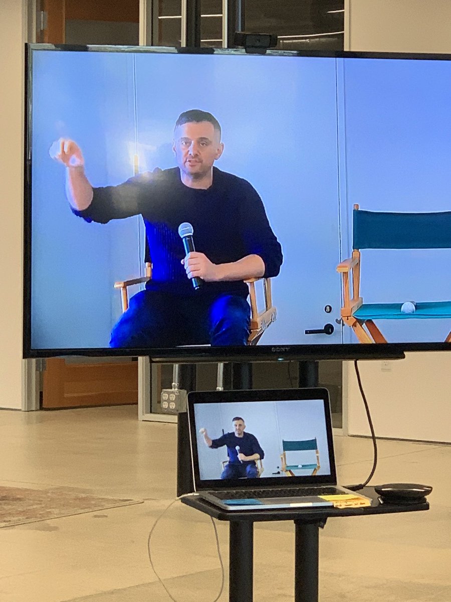 claudesilver's tweet photo. Watching All-Hands from #VMLA Always such a great hour!! @garyvee @VaynerMedia #lovewhereyouwork ❤️ https://t.co/fjb3EV8Mjd