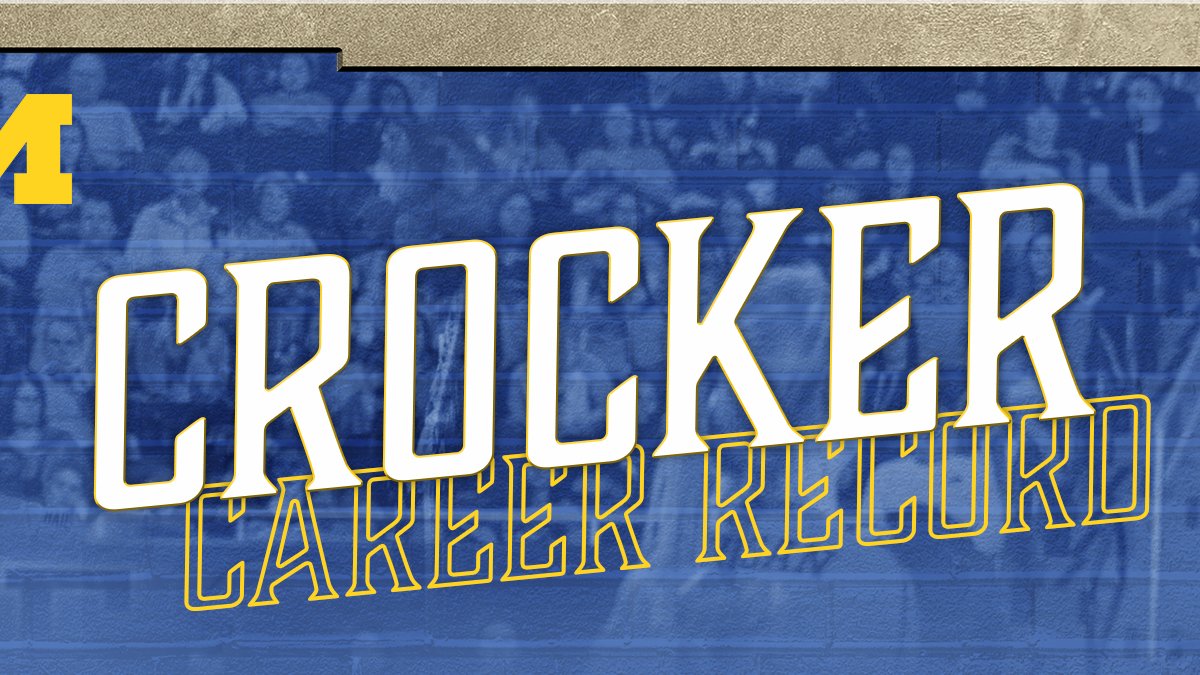 umichvball's tweet photo. 🚨NEW RECORD ALERT!🚨

Let's hear it for Cori Crocker!!

Her .335 career hitting percentage makes her Michigan's new ALL-TIME leader!!

Way to go Cori!

〽️🏐〽️🏐〽️

#goblue https://t.co/oJbjYx9kgN