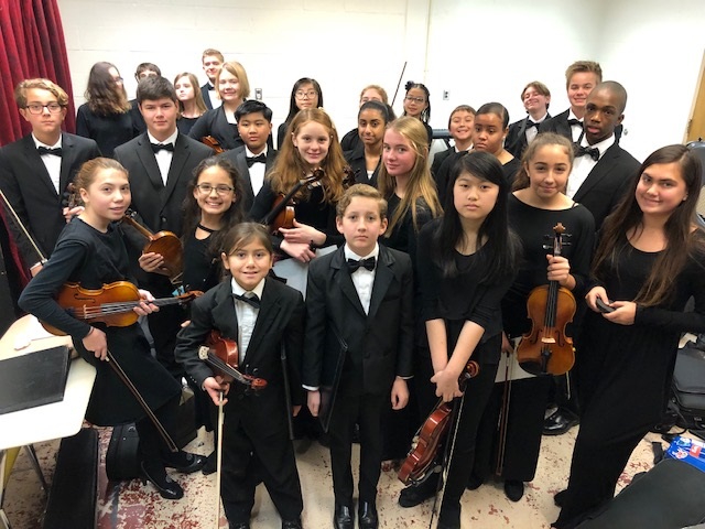 CYSO's String Orchestra getting ready to hit the stage at last Saturday's annual Kinderkonzert at <a href="/SRSeahawksaacps/">South River Seahawks</a> in #Edgewater MD #YouthSymphony #Annapolis