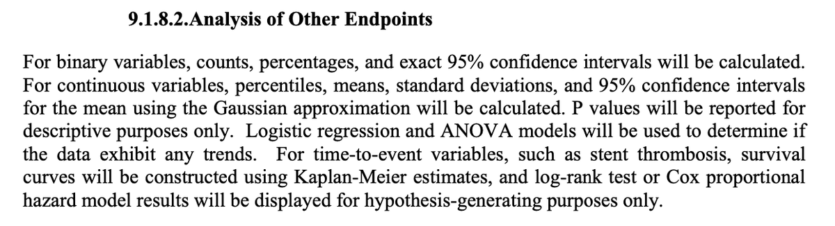 13/ Analysis of other endpoints maybe? Still not
