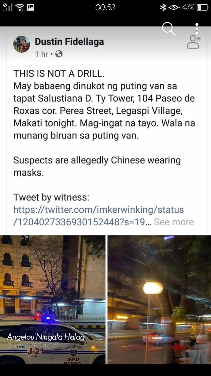charity_works's tweet photo. Very alarming! @CityofGreenbelt @PNPhotline @bitagbentulfo @MakatiTraffic @pnppio https://t.co/iJsK6BEcxx