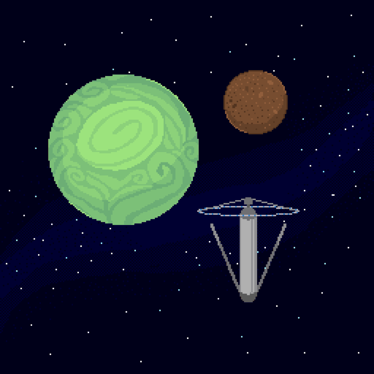 squidpizza's tweet photo. Trying something lineless.
#pixelart #space #spacehabitat #isthatahashtag #idontknowhowtwitterworks https://t.co/CIQwEQf3DV