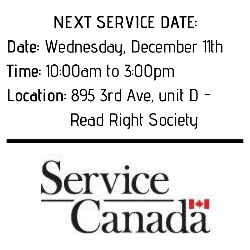 Coming up this week!
#HopeBC #HopeCommunity #ReadRightSociety #ServiceCanada #ComputerBasics #iHomework #ConversationCircle #ESL #Youth