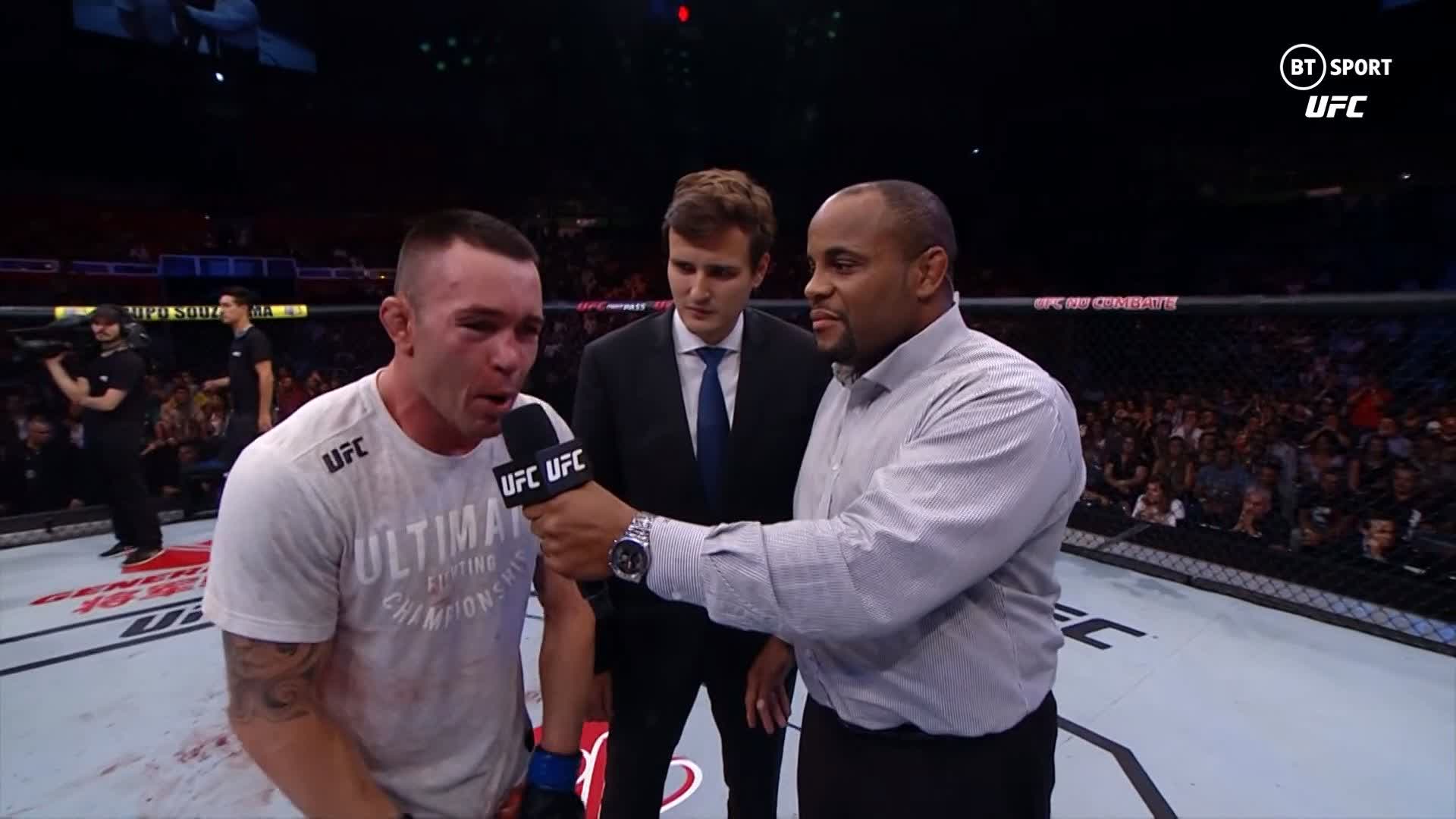 UFC on BT Sport on Twitter: ""BRAZIL YOU'RE A DUMP!" "All you filthy animals  suck!" 😯 The moment Colby Covington's heel turn was fully complete...  #UFC245 | December 14 | BT Sport