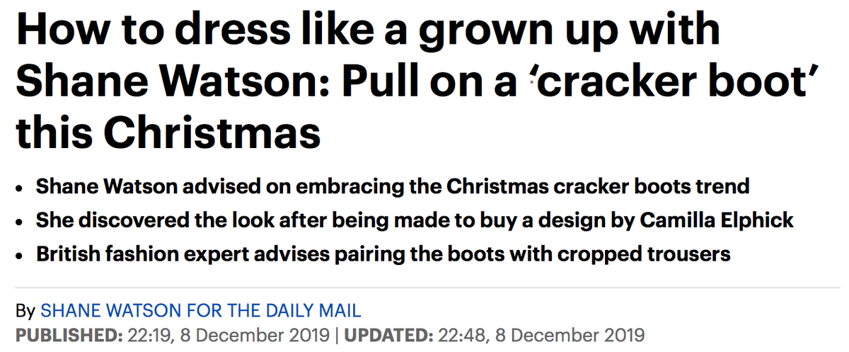 In The Press: How to dress like grown up by Shane Watson. <a href="/MailOnline/">Mail Online</a> @Femail  dailymail.co.uk/femail/article…