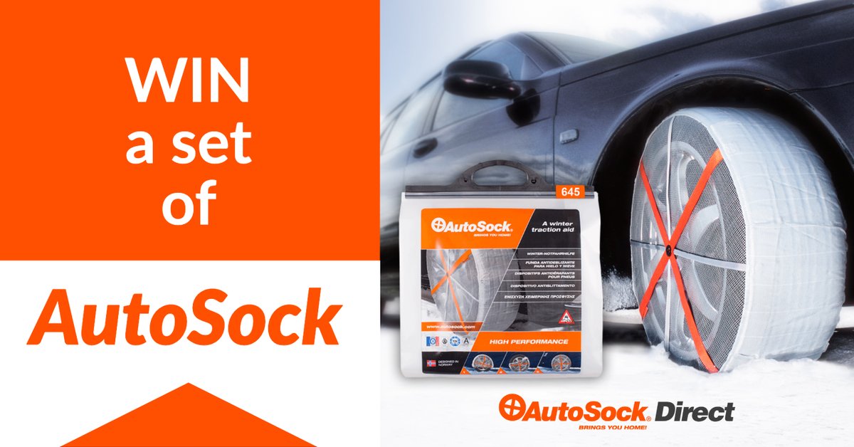 AutoSockUK's tweet photo. WIN a set of AutoSock! Head over to our Facebook (@AutoSockSnowSocks) and Instagram (@autosockdirect.co.uk) profiles for your chance to win. Entries close at midnight (GMT) on Sunday 15th December 2019. ππ #competitions #AutoSockDirect https://t.co/VTREUXHEjg