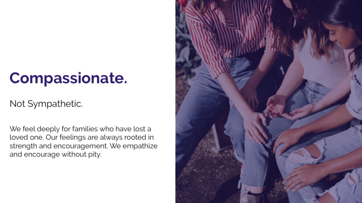 BillysPlaceAZ's tweet photo. No one wants people to feel sorry for them, and we understand that. At Billy’s Place, we feel deeply for our families and draw out their strength with encouragement💜 #griefgroups #griefjourney #griefsupport #community https://t.co/gCVW30bZZA