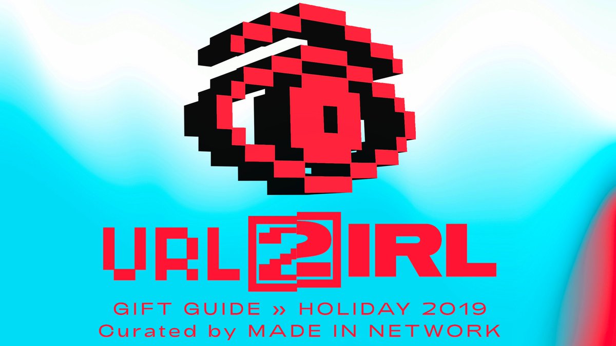 MadeInNetwork's tweet photo. Need gift ideas? We got some. All made by the internet. Browse the #URL2IRL 2019 Holiday Gift Guide and find some gems. https://t.co/GhrO2HUYfw https://t.co/LJWZwm6CHf