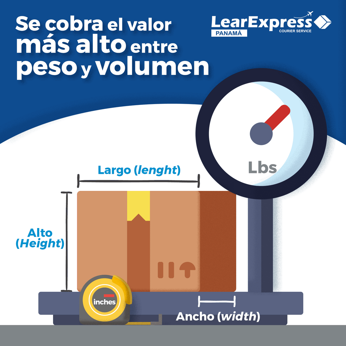LearExpress_Pa's tweet photo. Tu paquete tiene un peso y peso volumétrico, no olvides que cobramos el valor más alto entre ambos: https://t.co/RgNRh3pmYc

#LearExpress #Panama #Pty #Courier #Miami https://t.co/LfOjkkhvYK
