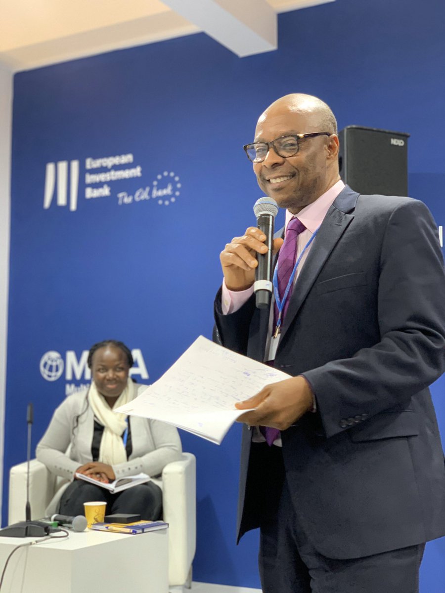 You cannot achieve sustainable development without ensuring #genderequality. Progress made so far is not enough says <a href="/NyongAnthony/">Anthony Nyong</a> #COP25Madrid <a href="/VanessaMoungar/">Vanessa M. Moungar</a> <a href="/gorioem/">Emanuela Gregorio</a> #AFAWA