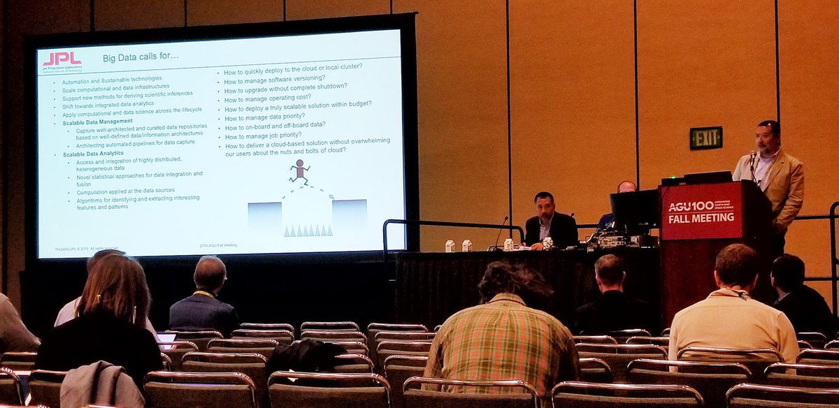 _codeforgood's tweet image. RT _thomashuang It is early. Just gave my 1st talk at the #AGU19 on sustainable solution for spatiotemporal analysis #opensource #bigdata
