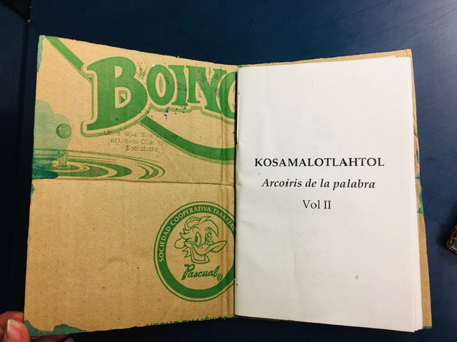 ILLINOISstacks's tweet photo. One of the things we love best about the Stacks is that you never know what wonderful and wacky things you'll find on our shelves 🤯🎨📚 These beautiful painted poetry books have covers made of repurposed, everyday material! 

#FoundInTheLibrary #BookArt #LibraryLife https://t.co/wxzNED4ZWF