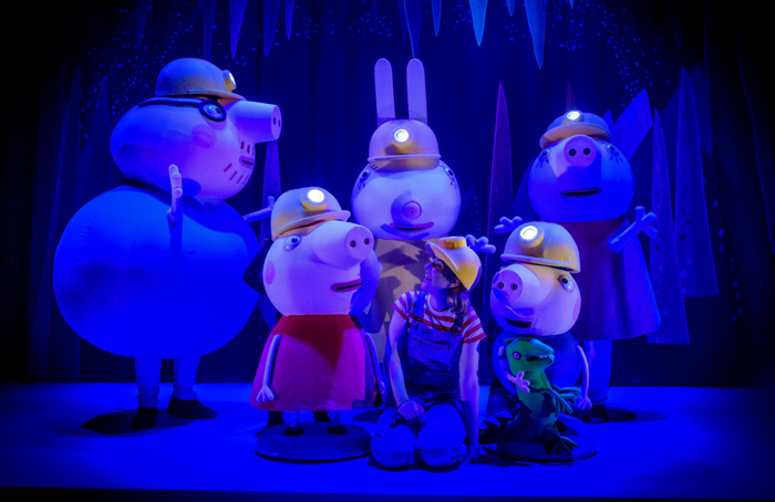 TheStage's tweet photo. ★★★★ Review: Peppa Pig’s Best Day Ever – a loving recreation of the TV show @PeppaPigLive https://t.co/OIwn7GmFxg https://t.co/1fkal7xggl