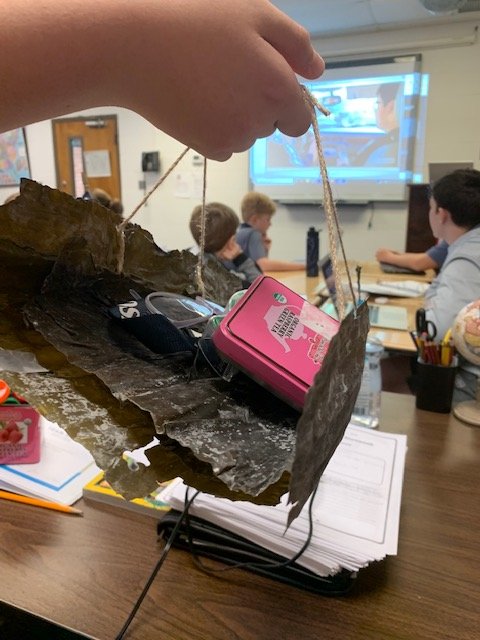 AdaptionFaction's tweet image. Today, the Adaption Faction completed our prototype for a biodegradable bag. Here are the first pictures: #natgeochallenge