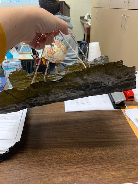 AdaptionFaction's tweet image. Today, the Adaption Faction completed our prototype for a biodegradable bag. Here are the first pictures: #natgeochallenge